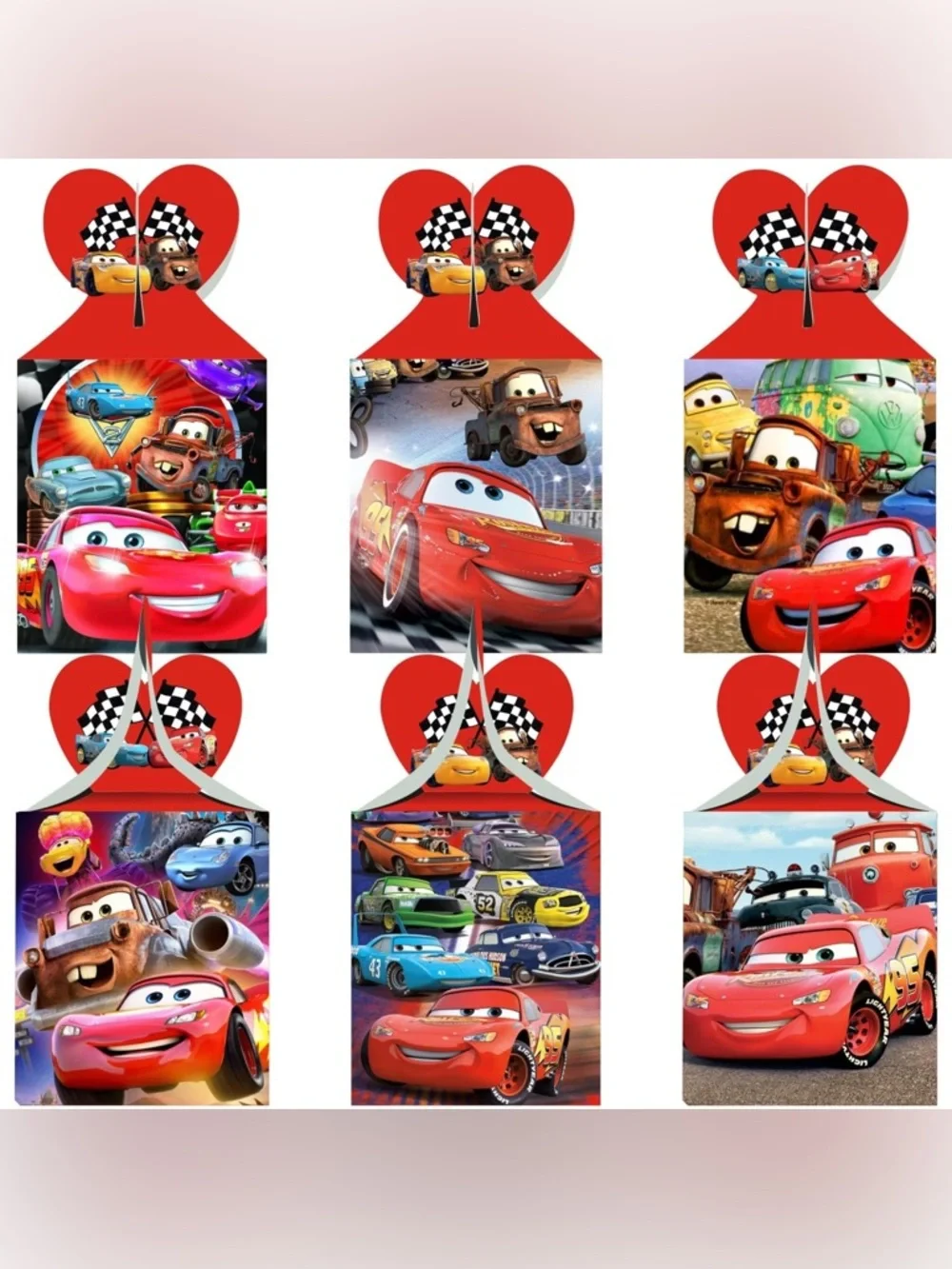 Race Cars Gift Boxes Goodie Boxes for Cars Themed Birthday Decorations Party